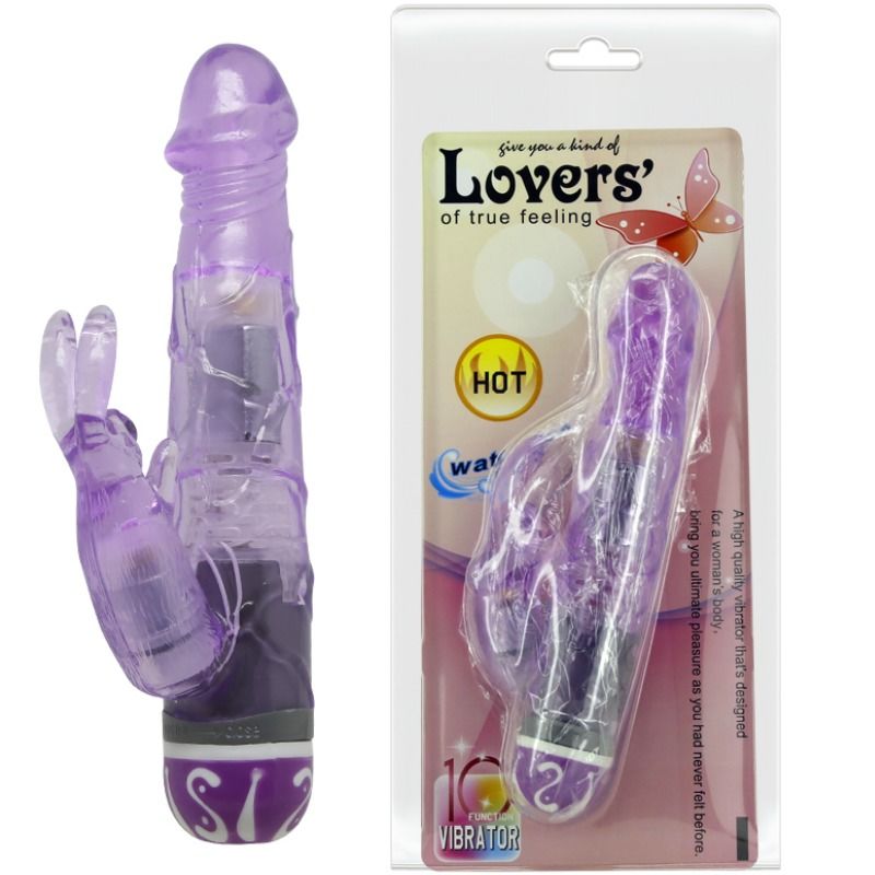 BAILE - VIBRATORS MULTIVELOCIDAD CON RABBIT LILA – Bild 3