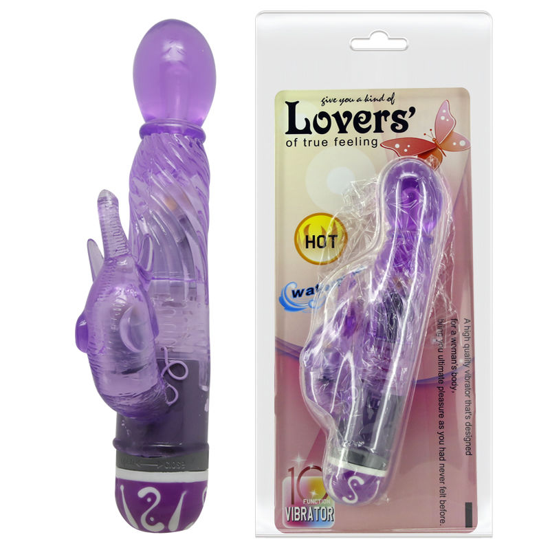 BAILE - VIBRADOR MULTIVELOCIDAD CON ESTIMULADOR LILA – Bild 3