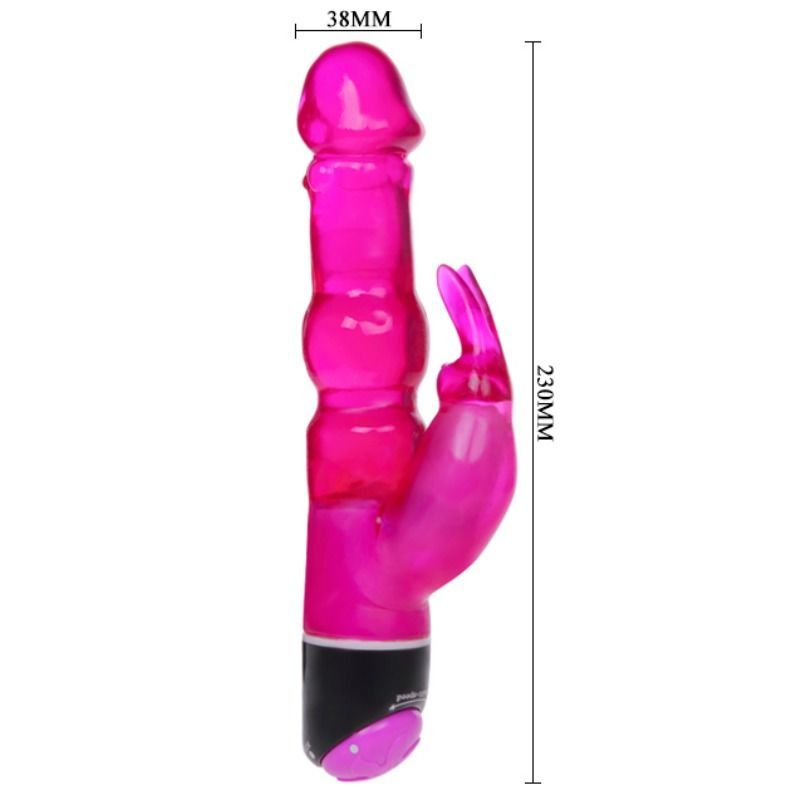 BAILE - WAVES OF PLEASURE FANTASY VIBRATOR MIT FLIEDER KANINCHEN 23 CM - Image 3
