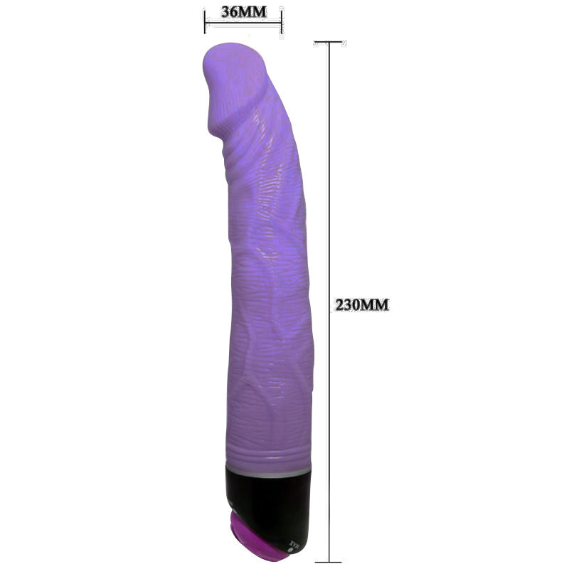 BAILE - ADOUR CLUB VIBRADOR REALÍSTICO 23 CM LILA – Bild 2
