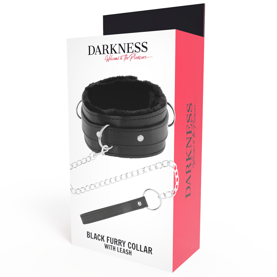 DARKNESS - COLLAR CONFORTABLE DE POSTURA CON CADENA LEATHER – Bild 3