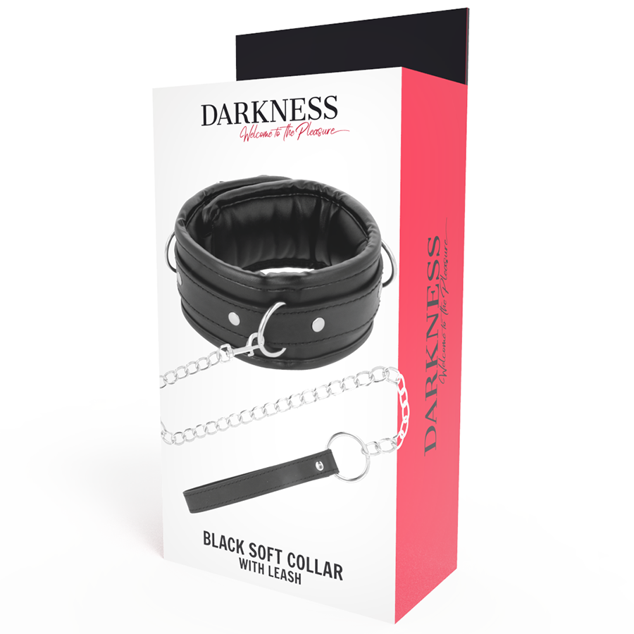DARKNESS - COLLAR CON CADENA SOFT LEATHER – Bild 4