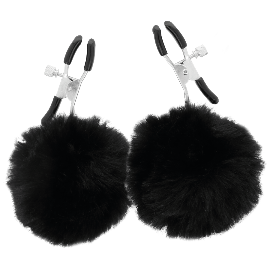 DARKNESS - NIPPELKLAMMERN MIT POM POMS 1 – Bild 3
