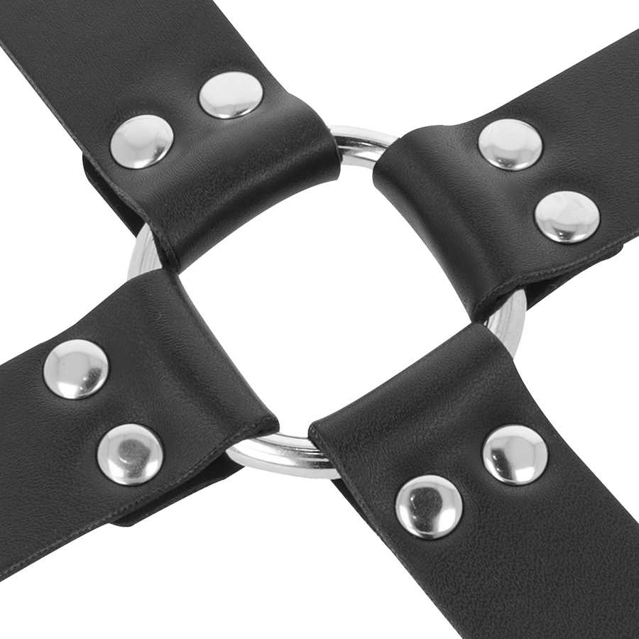 DARKNESS - LEDERHANDSCHELLEN FÜR FÜSSE UND HÄNDE SCHWARZ – Bild 4