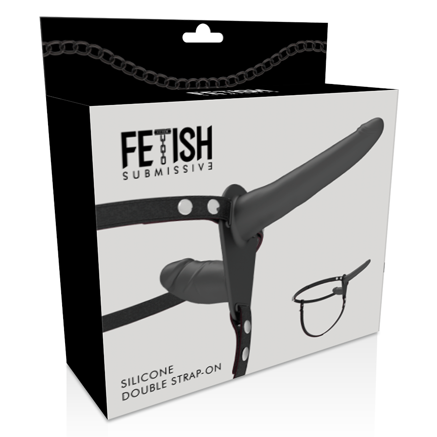 FETISH SUBMISSIVE HARNESS - DOBLE PENETRACIÓN NEGRO – Bild 4