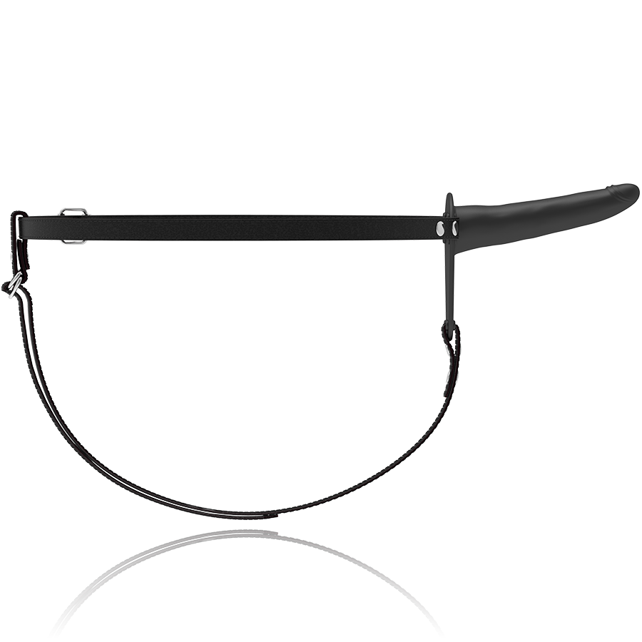 FETISH SUBMISSIVE HARNESS - VIBRADOR SILICONA NEGRO 15 CM – Bild 2