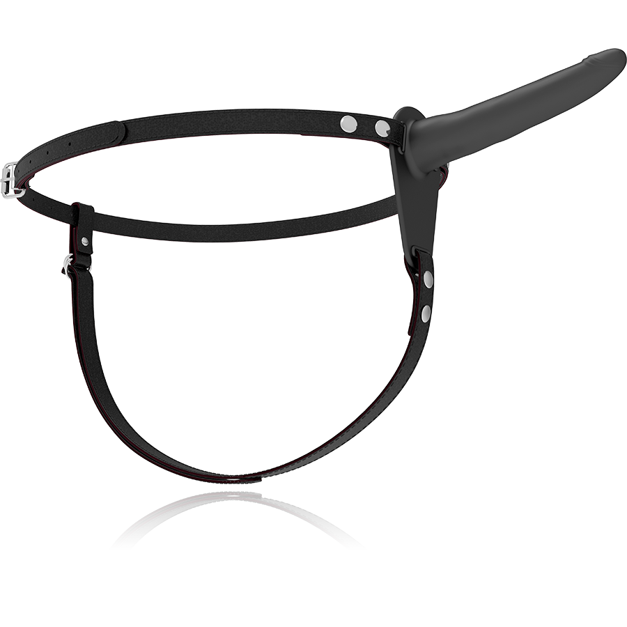 FETISH SUBMISSIVE HARNESS - VIBRADOR SILICONA NEGRO 15 CM – Bild 5