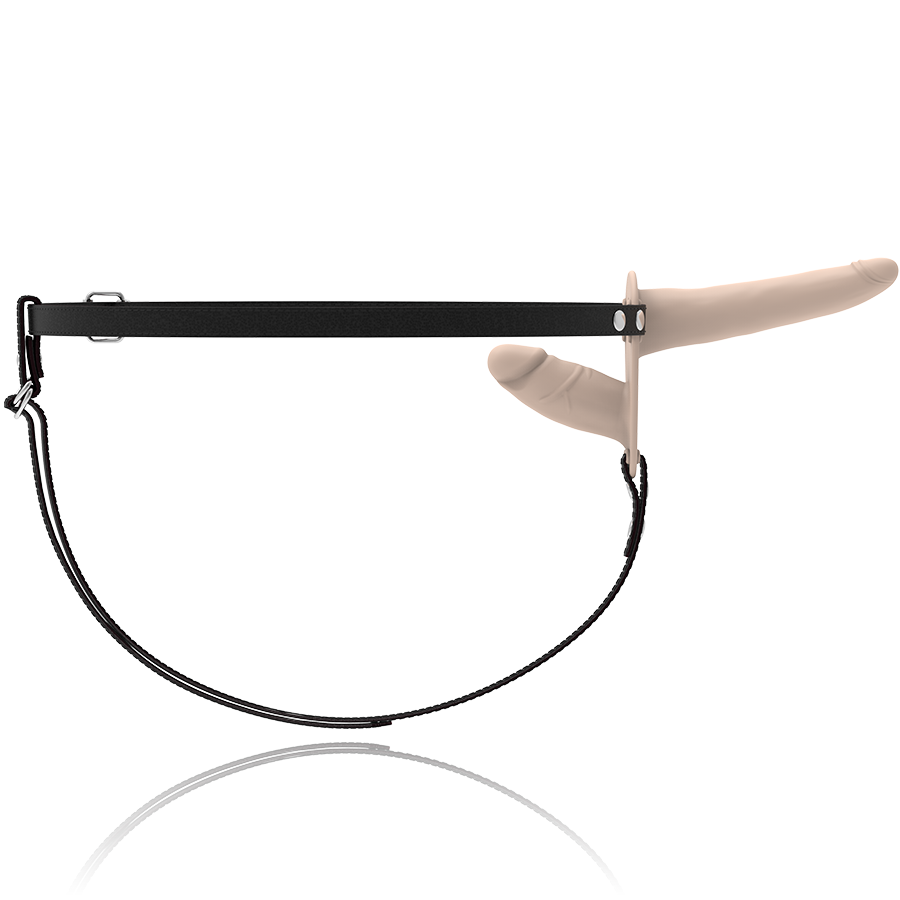 FETISH SUBMISSIVE HARNESS - DOBLE PENETRACIÓN VIBRADOR FLESH UP – Bild 2