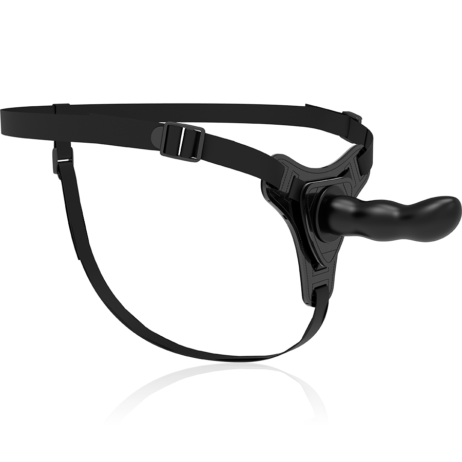 FETISH SUBMISSIVE HARNESS - SILICONA NEGRO G-SPOT 16 CM – Bild 3