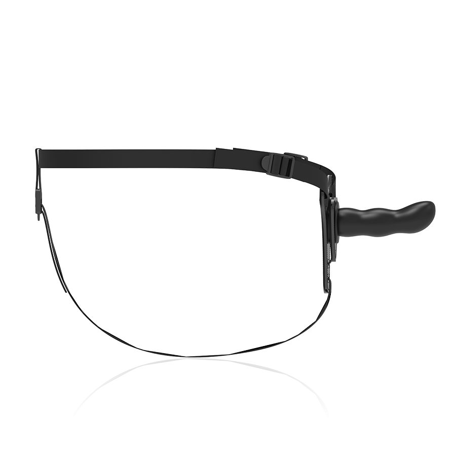 FETISH SUBMISSIVE HARNESS - SILICONA NEGRO G-SPOT 16 CM – Bild 4