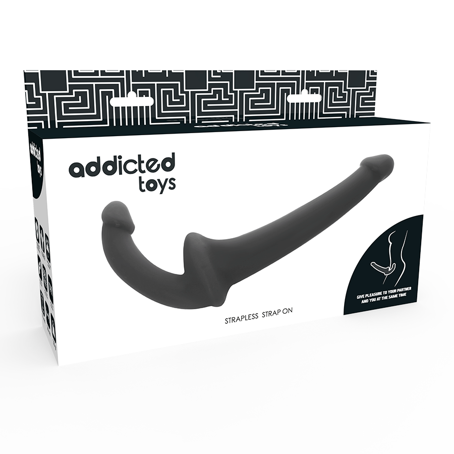 ADDICTED TOYS - DILDO CON ARNÉS SIN SUJECIÓN NEGRO – Bild 5