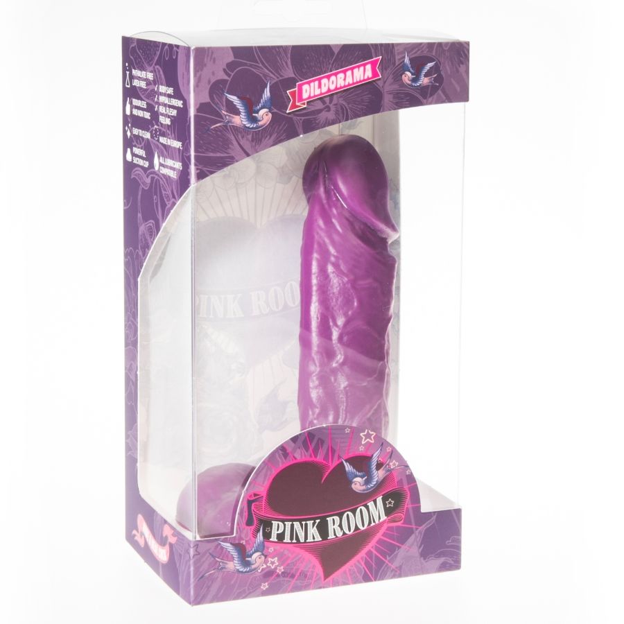 PINK ROOM - AMADEO DILDO REALÍSTICO LILA 15.5 CM – Bild 2