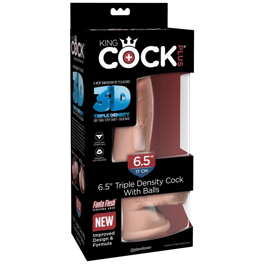 KING COCK - DILDO TRIPLE DENSIDAD 14 CM – Bild 7