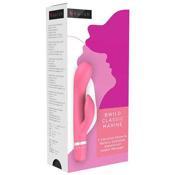 B SWISH - BWILD CLASSIC MARINE RABBIT VIBRATOR GUAVA – Bild 2