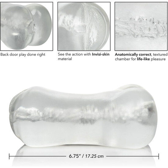 CALEXOTICS - STROKE IT MASTURBADOR VAGINA/ANO TRASLÚCIDO – Bild 3