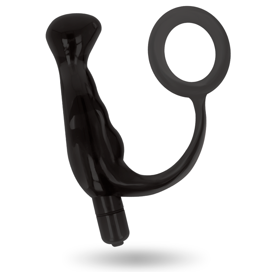 ADDICTED TOYS - VIBRADOR PROSTÁTICO NEGRO 10 CM – Bild 3