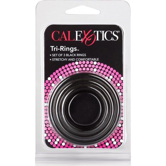 CALEXOTICS - SET TRES ANILLAS NEGRO ERECCIÓN – Bild 2