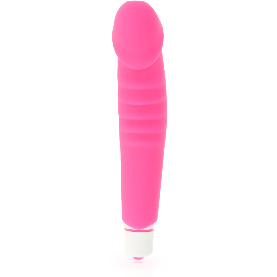 DOLCE VITA - REALISTIC PLEASURE VIBRADOR SILICONA ROSA – Bild 3