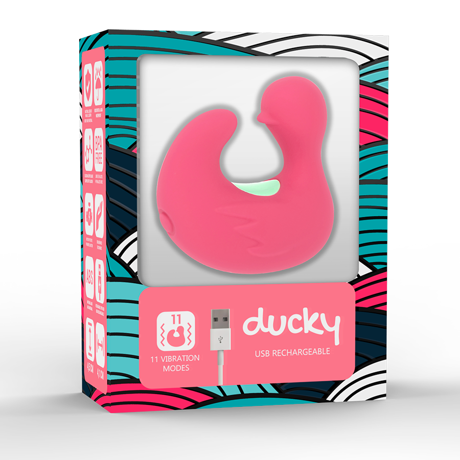 HAPPY LOKY - DEDAL PATO ESTIMULADOR DE SILICONA RECARGABLE DUCKYMANIA – Bild 5