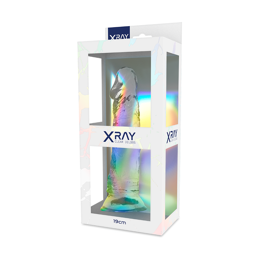X RAY - CLEAR DILDO TRANSPARENTE 19 CM -O- 4 CM – Bild 2