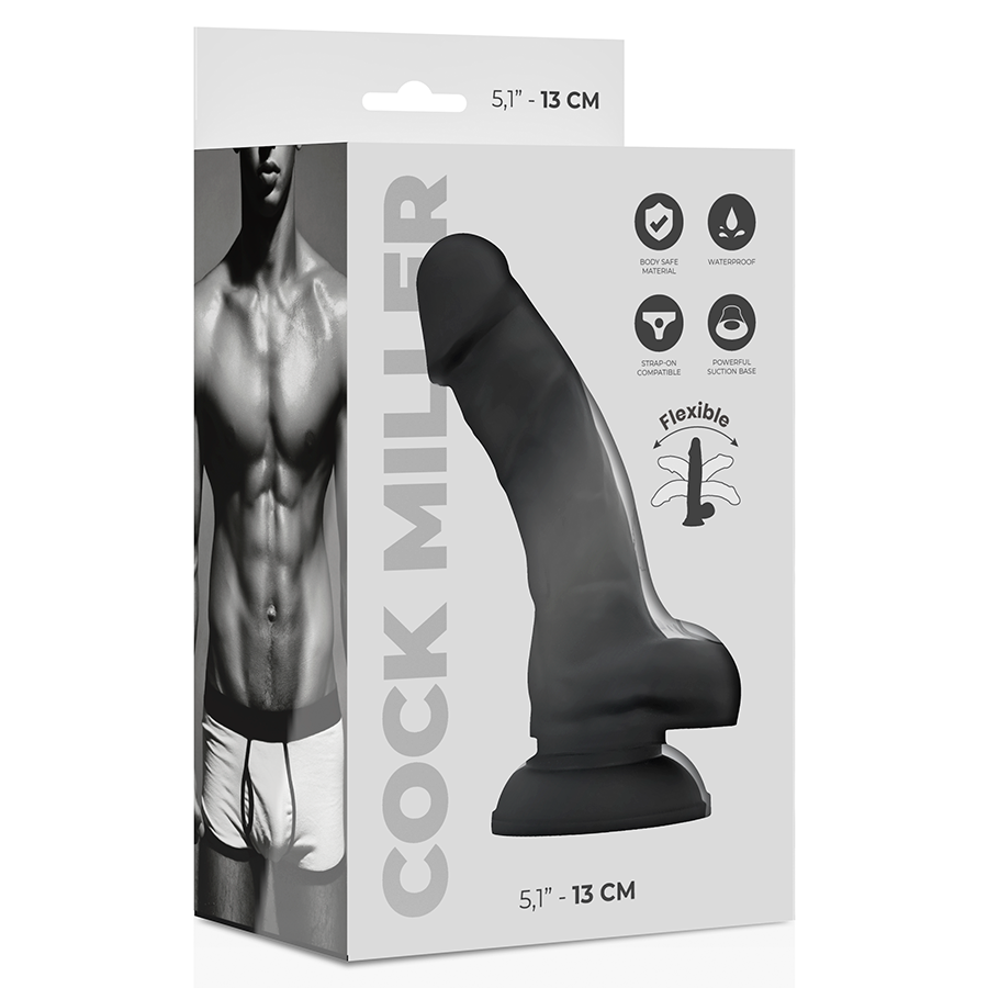 COCK MILLER - DILDO REALÍSTICO SILICONA DENSITY ARTICULABLE 13 CM – Bild 6