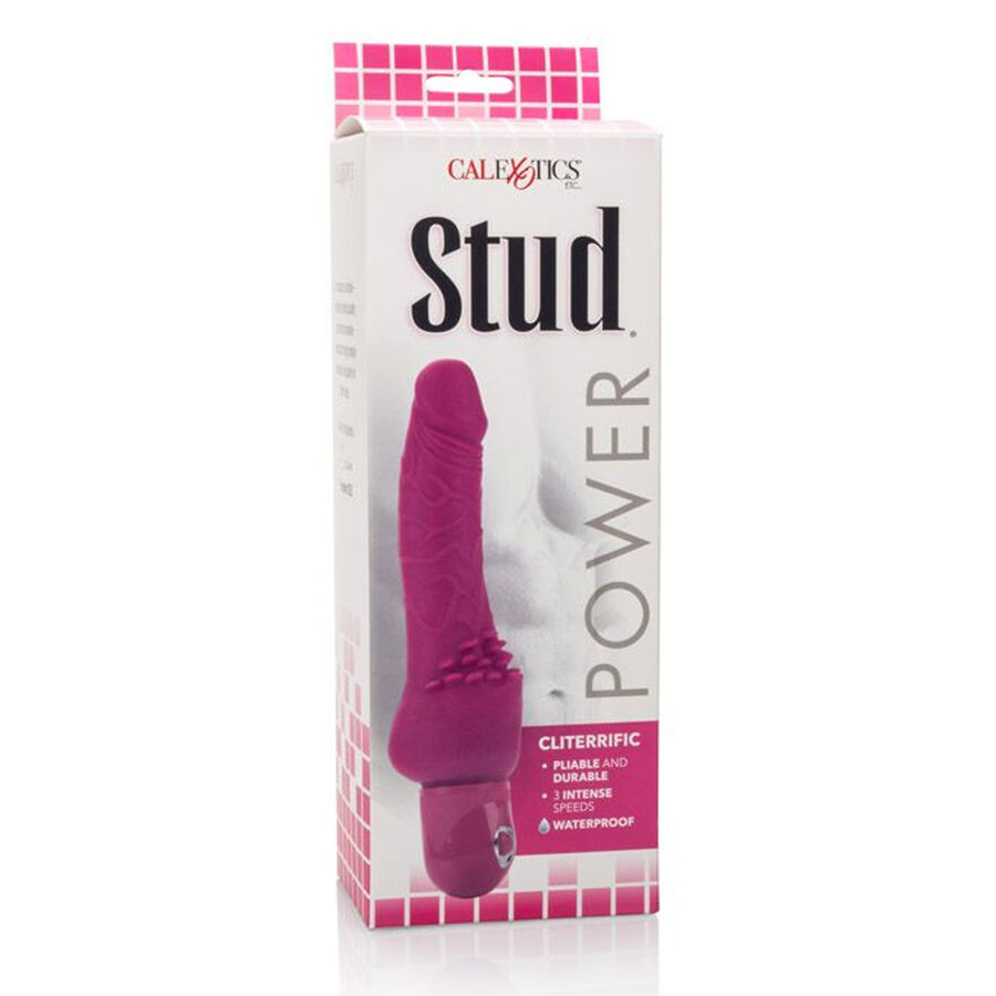 CALEXOTICS - POWER STUD CLITERRIFIC VIBRADOR ROSA – Bild 3