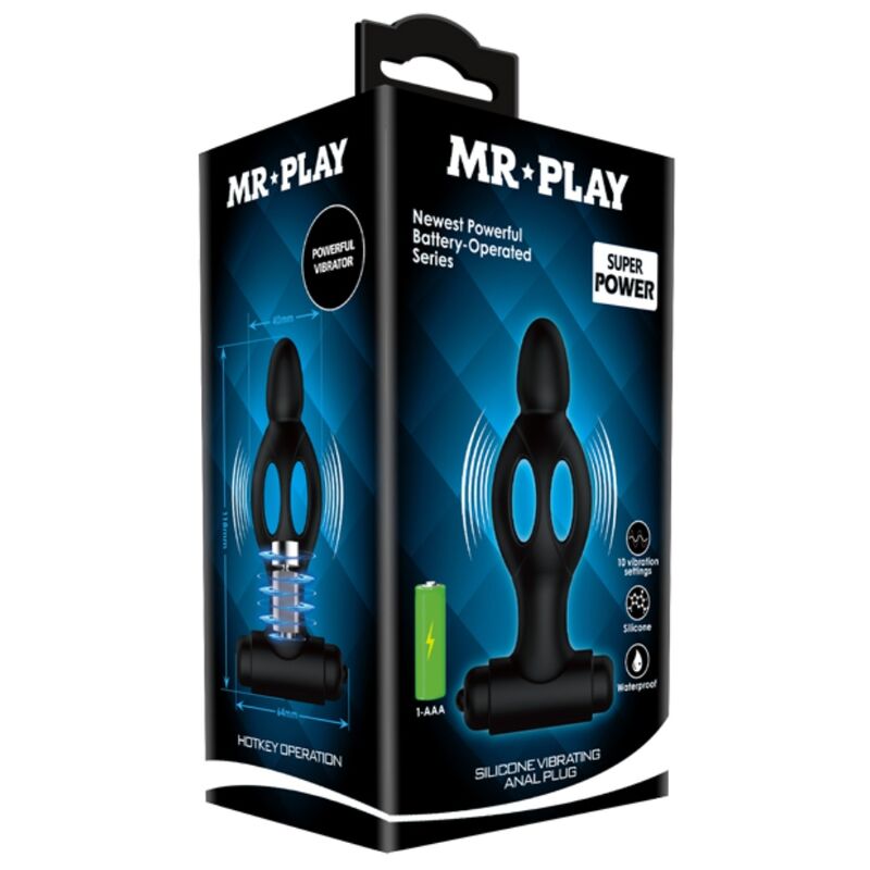 MR PLAY - PLUG ANAL DE SILICONA CON VIBRACIÓN – Bild 7