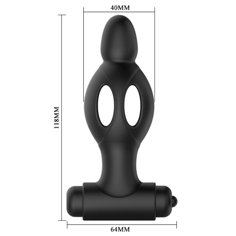 MR PLAY - PLUG ANAL DE SILICONA CON VIBRACIÓN – Bild 5