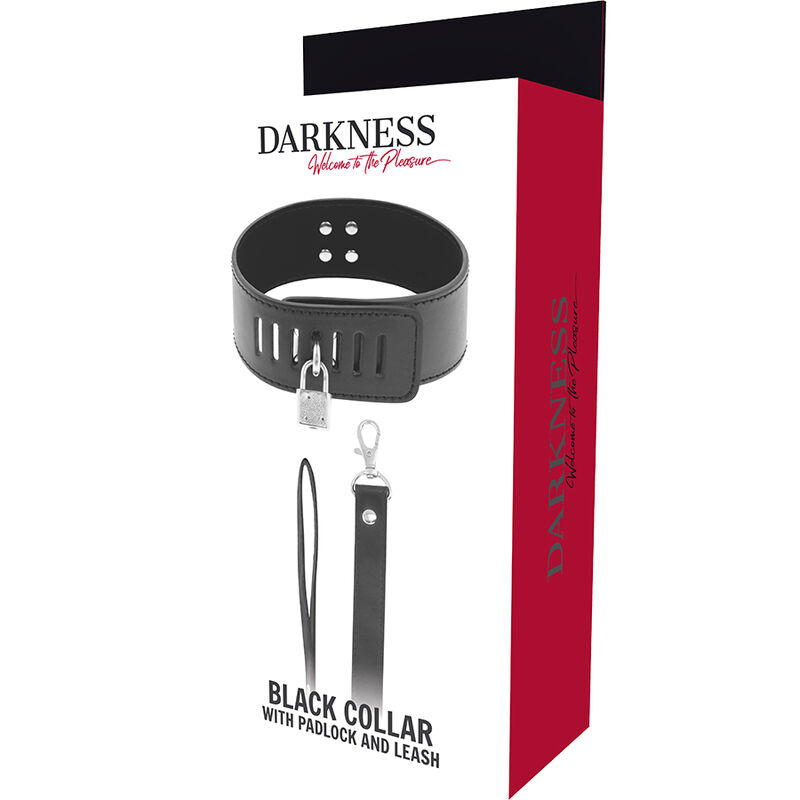 DARKNESS - COLLAR BDSM CON CANDADO NEGRO – Bild 5
