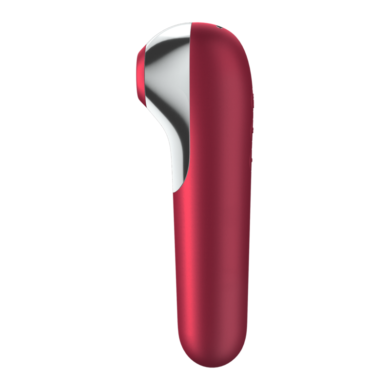 SATISFYER - DUAL LOVE VIBRADOR Y SUCCIONADOR CON AIRE PULSADO ROJO – Bild 2