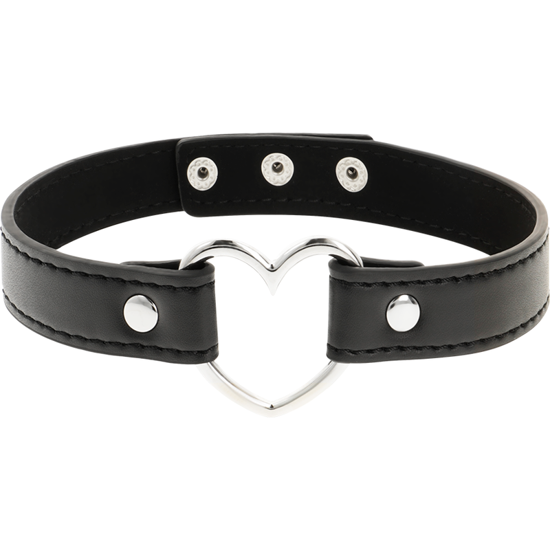 COQUETTE CHIC DESIRE - COLLAR CUERO VEGANO ACCESORIO WOMAN CORAZÓN – Bild 2