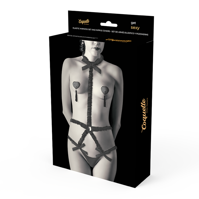 COQUETTE CHIC DESIRE - DESSOUS-SET MIT DELUXE-NIPPELABDECKUNGEN – Bild 3