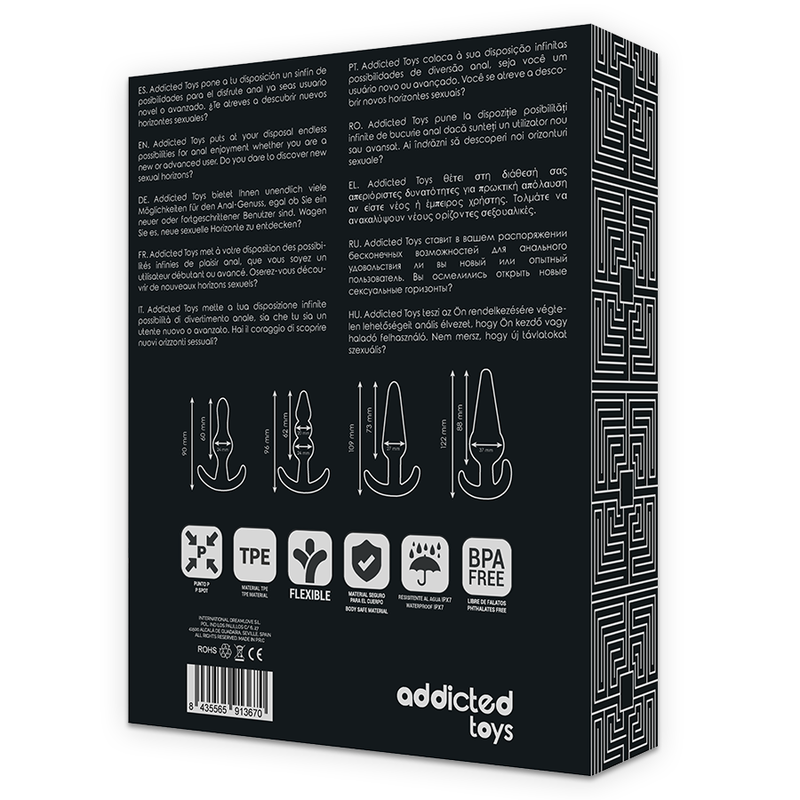 ADDICTED TOYS - SET 4 PLUGS ANALES – Bild 8