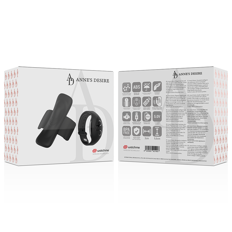 ANNE'S DESIRE - PANTY PLEASURE TECNOLOG A WATCHME BLACK - Image 12