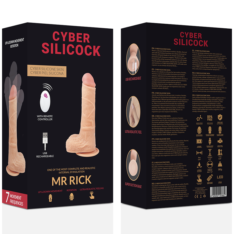 CYBER SILICOCK - REALÍSTICO CONTROL REMOTO MR RICK 20.9 CM -O- 4 CM – Bild 4