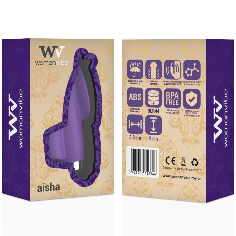WOMANVIBE - FRAU AISHA SILICONE STIMULATOR FINGER – Bild 2