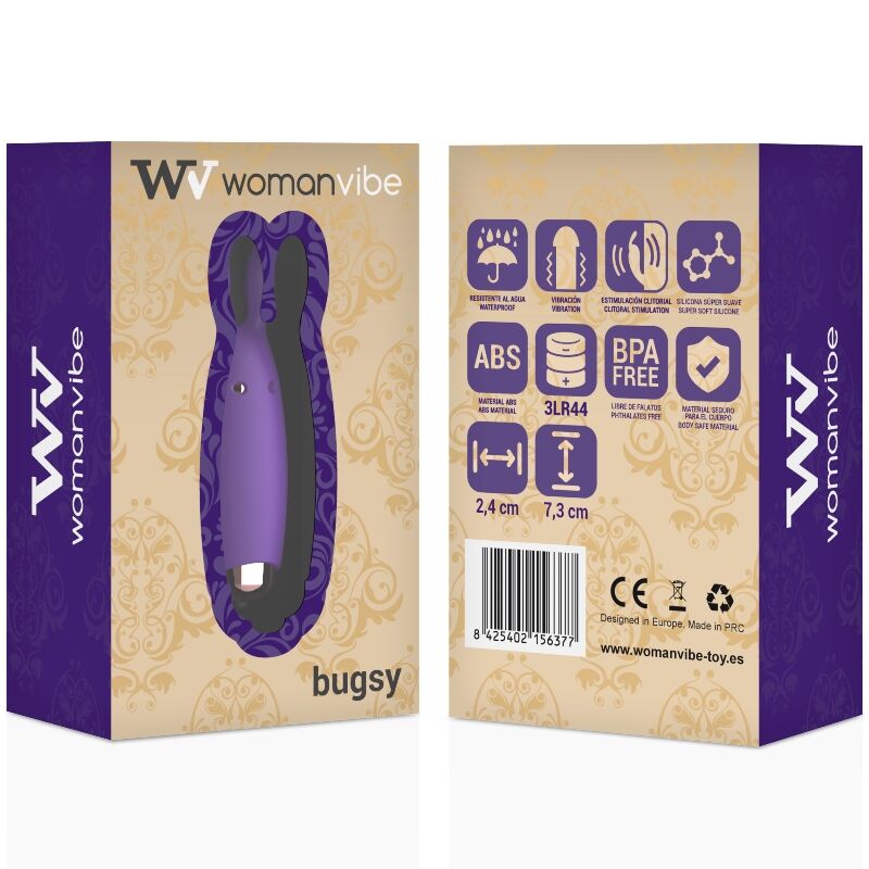 WOMANVIBE - BUGSY SILICONE STIMULATOR – Bild 2