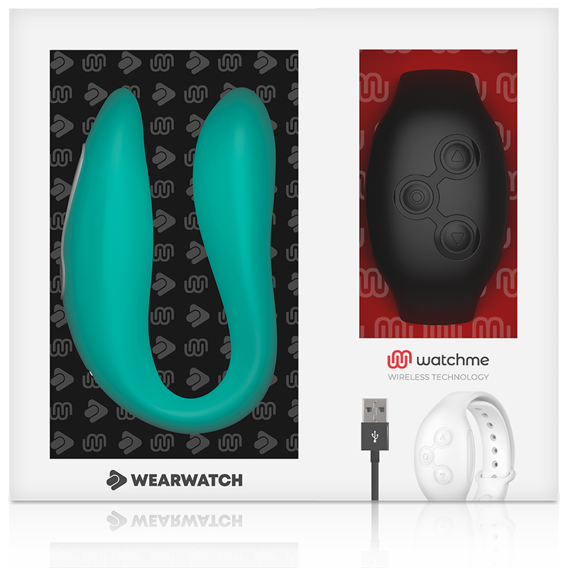 WEARWATCH - VIBRADOR DUAL TECHNOLOGY WATCHME AGUAMARINA / AZABACHE – Bild 4