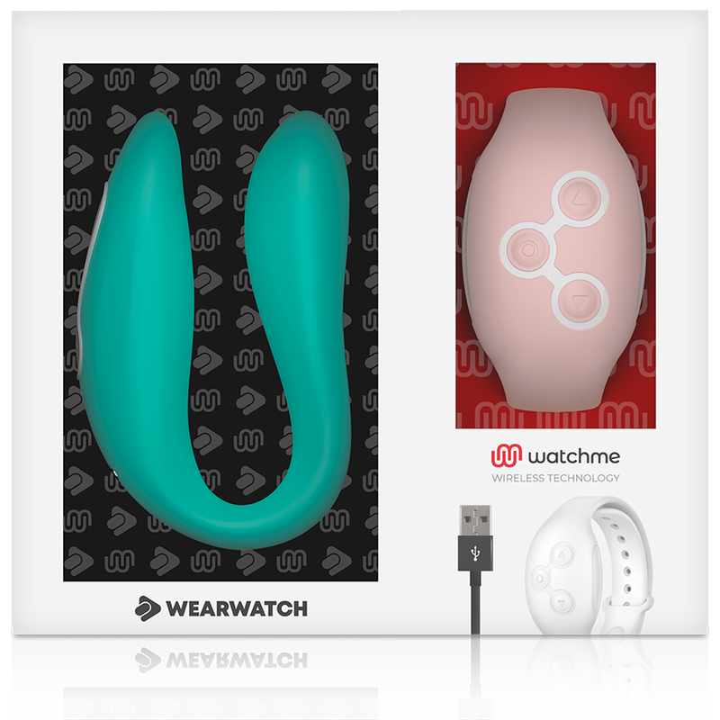 WEARWATCH - VIBRADOR DUAL TECHNOLOGY WATCHME AGUA MARINA / ROSA – Bild 3