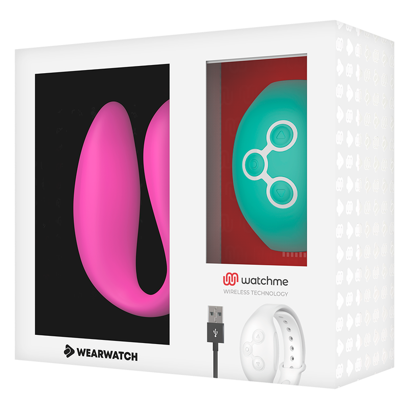 WEARWATCH - VIBRADOR DUAL TECHNOLOGY WATCHME FUCSIA / AGUA MARINA – Bild 2