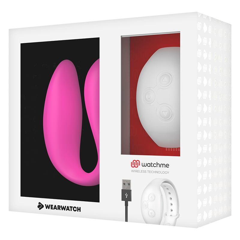 WEARWATCH - VIBRADOR DUAL TECHNOLOGY WATCHME FUCSIA / NÍVEO – Bild 2