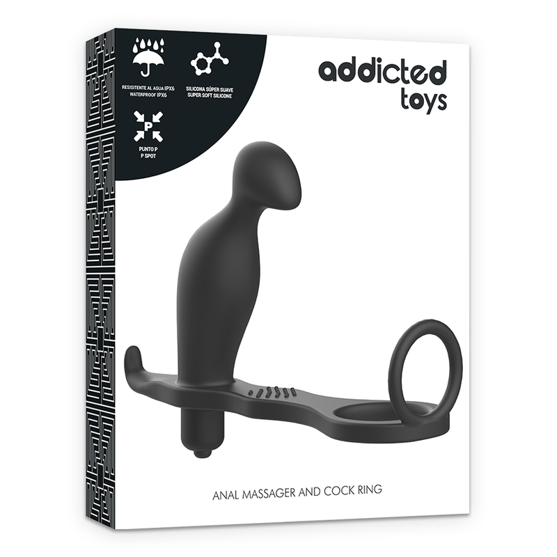 ADDICTED TOYS - ANALPLUG MIT SCHWARZEM SILIKONRING 12 CM - Image 4