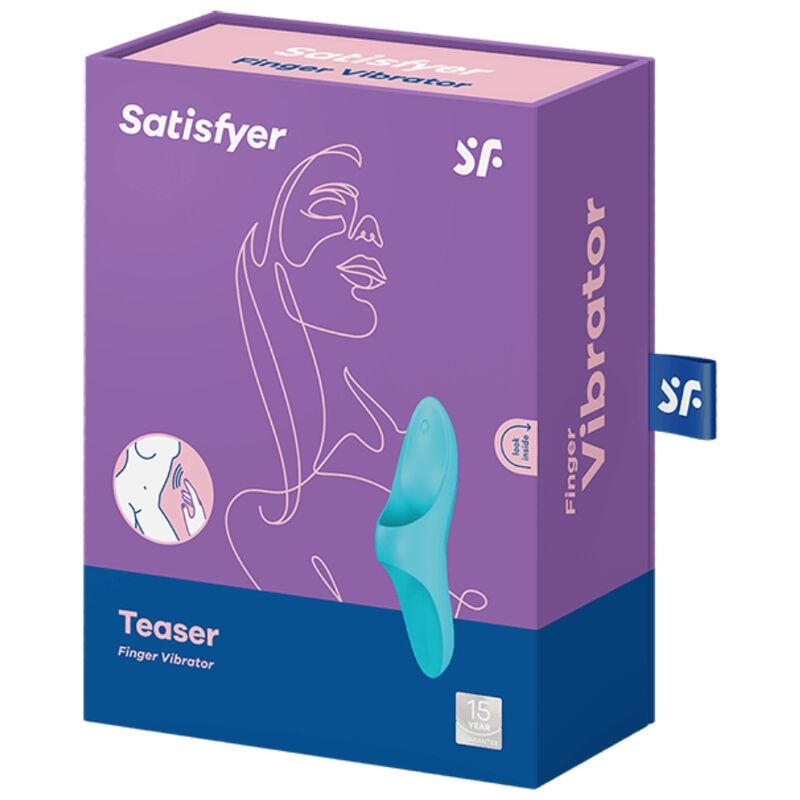 SATISFYER - TEASER FINGERVIBRATOR BLAUES LICHT – Bild 5