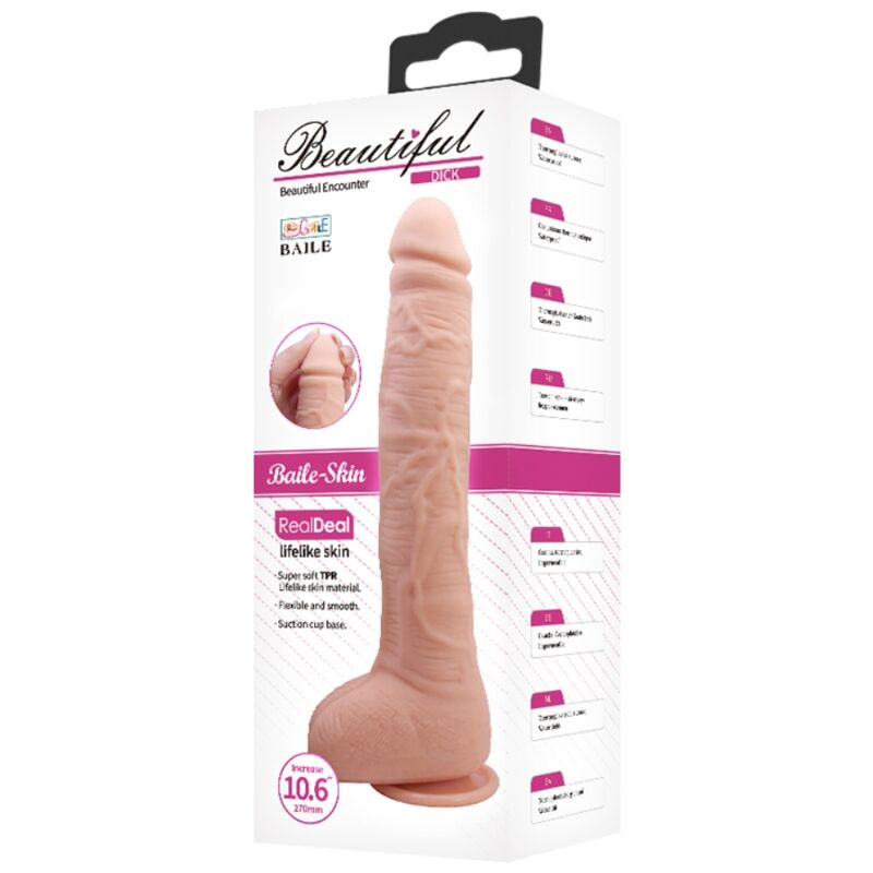 BAILE - FLEXIBLER REALISTISCHER DILDO – Bild 8