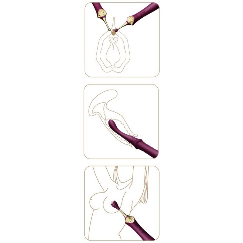 ZALO - BESS 2 CLITORAL MASSAGER PURPLE - Image 5