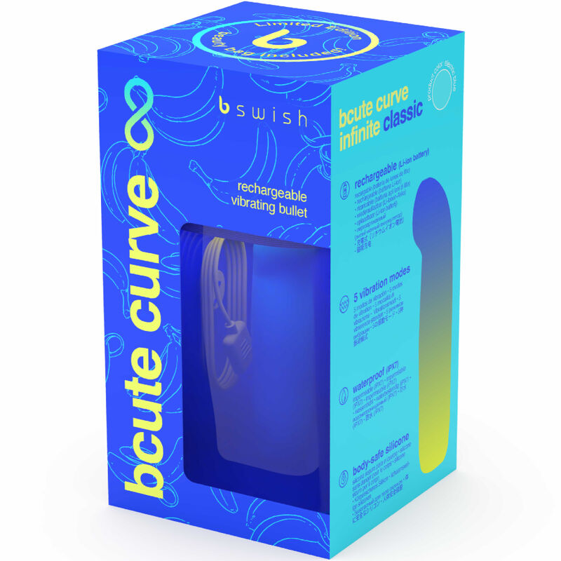 B SWISH - BCUTE CURVE INFINITE CLASSIC LIMITED EDITION BLAUER SILIKON-VIBRATOR - Image 6