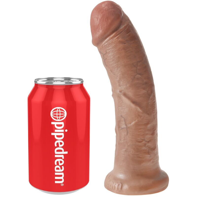 KING COCK - PENE REALÍSTICO 19.5 CM CARAMELO – Bild 5