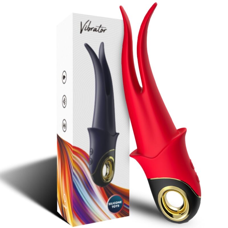 ARMONY - SHADOW VIBRATOR DOPPELKOPF TEASING ROT – Bild 5