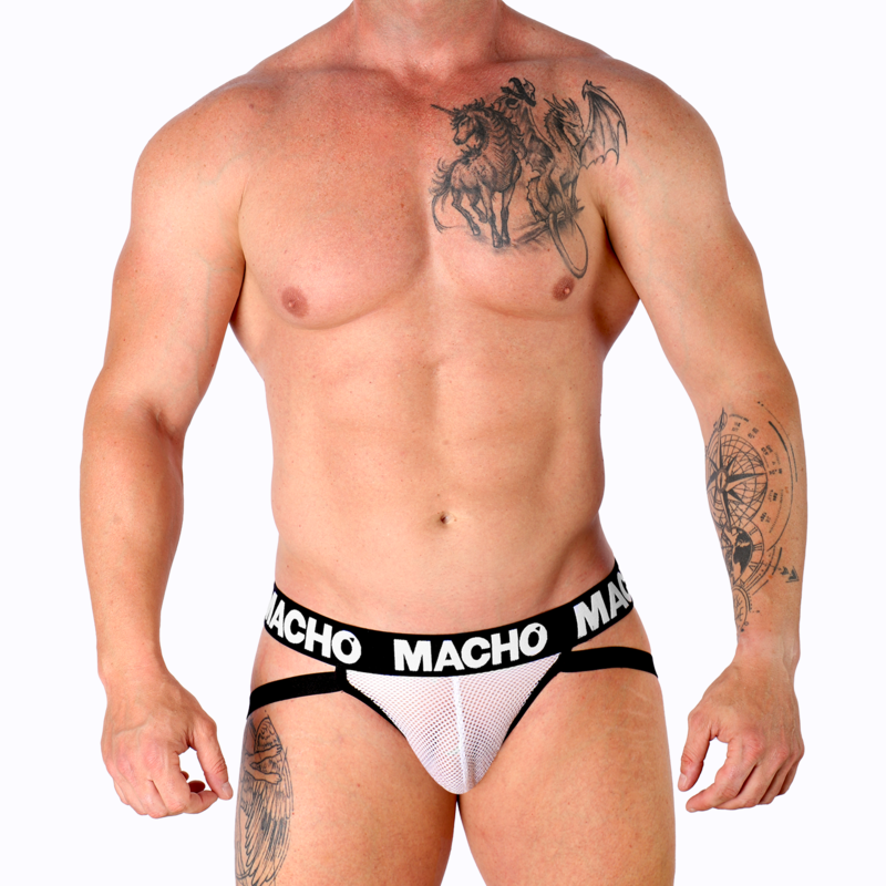 MACHO - MX26X1 JOCK NET WEISS – Bild 5