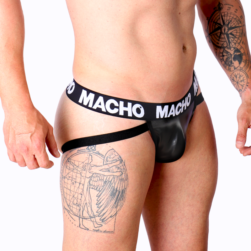 MACHO - MX25NC JOCK BLACK LEATHER S – Bild 4